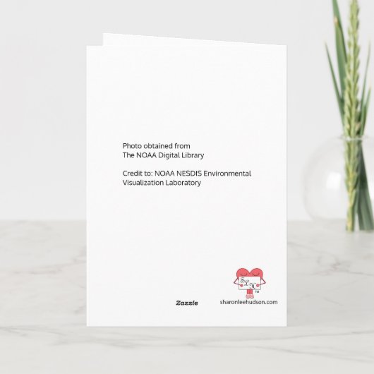 Koester onze aarde: Blank Kaart (Achterkant)