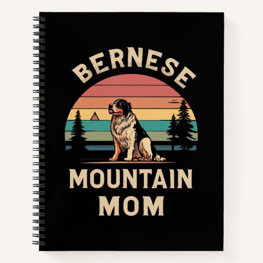 Koester uw liefde: Berner Mountain Dog Mam Notitieboek (Voorkant)