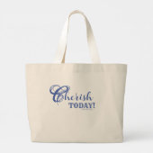 Koester vandaag! Jumbo tote bag (Achterkant)