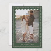 Koester vreugdevolle herinneringen avy moderne min feestdagenkaart (Voorkant)