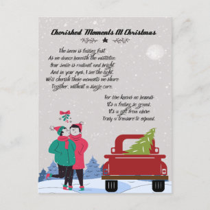 Koesterde Momenten bij Kerstmis Gedicht Feestdagenkaart