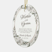  Koesteren Aan de Moeder van de bruidegom Quote Keramisch Ornament (Links)