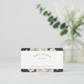 Koesteren Roos Zitten Tafel Nummer Plaatskaartje (Staand voorkant)