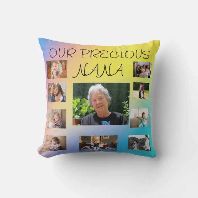 Koesterlijke Nana Aandenken Kussen (Voorkant)