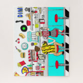 Koesverband 1950 bij de Diner Legpuzzel (Verticaal)