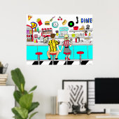 Koesverband 1950 bij de Diner Poster (Thuiskantoor)