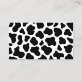 Koetjes Thema Baby Shower Luiers Raffle Tickets Informatiekaartje (Achterkant)