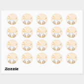  koetsDank u Baby shower Sticker (Vel)