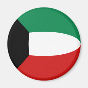 Koeweit Fisheye Vlag Magneet