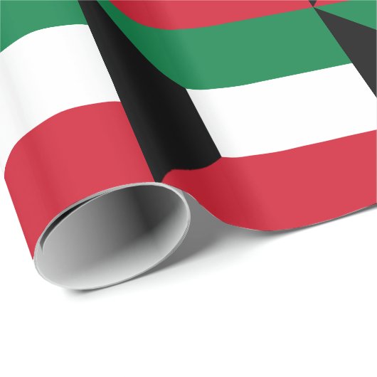 Koeweit Flag Cadeaupapier (Rol Hoek)
