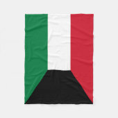 Koeweit Flag Fleece Deken (Voorkant)