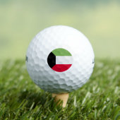 Koeweit Flag Golfballen (Insitu Shirt)