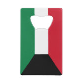 Koeweit Flag Kredietkaart Flessenopener (Achterkant)