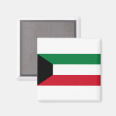 Koeweit Flag Magneet (Voorkant / Achterkant)