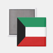 Koeweit Flag Magnet Magneet (Voorkant / Achterkant)