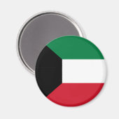 Koeweit Flag Magnet Magneet (Voorkant / Achterkant)