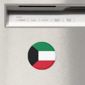 Koeweit Flag Magnet Magneet (Insitu (Vaatwasser))