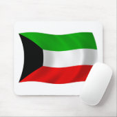 Koeweit Flag Mousepad Muismat (Met muis)