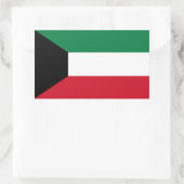 Koeweit Flag Rechthoekige Sticker (Tas)