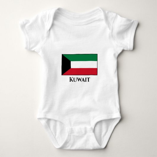 Koeweit Flag Romper (Voorkant)