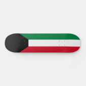 Koeweit Flag Skateboard (Horizontaal)
