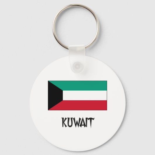 Koeweit Flag Sleutelhanger (Voorkant)