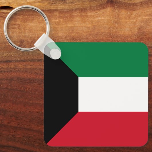 Koeweit Flag Sleutelhanger (Voorkant)