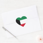 Koeweit Flag Splendid Patriotic Hart Sticker (Envelop)