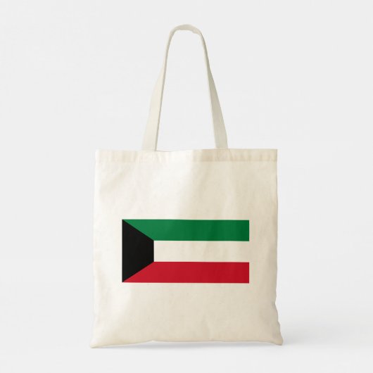 Koeweit Flag Tote Bag (Achterkant)