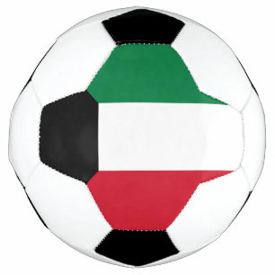 Koeweit Flag Voetbal
