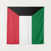 Koeweit Flag Wandkleed (Voorkant (horizontaal))