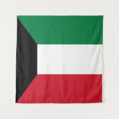 Koeweit Flag Wandkleed (Voorkant)