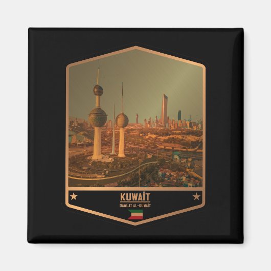 Koeweit Magneet (Voorkant)