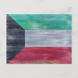 Koeweit noodlijdende vlag briefkaart