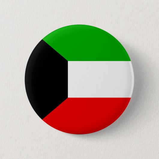 Koeweit Ronde Button 5,7 Cm (Voorkant)