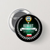 Koeweit Ronde Button 5,7 Cm (Voorkant /achterkant)