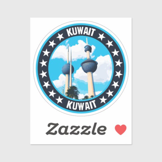 Koeweit Sticker (Vel)