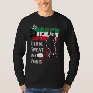 Koeweit Supporter Blood Sweat Geen angst voor ijsk T-shirt