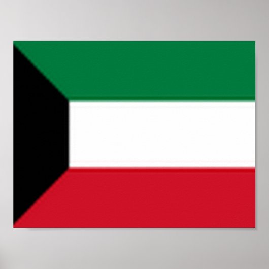 Koeweit - vlag - poster (Voorkant)