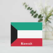 Koeweit Vlagreizen toerisme Briefkaart (Staand voorkant)