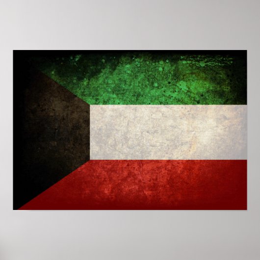 Koeweitse vlag; ا ك و ي ت poster (Voorkant)