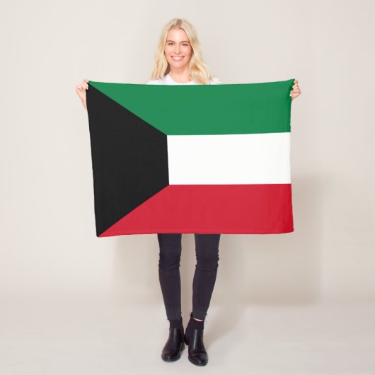 Koeweitse vlag fleece deken (In situ)