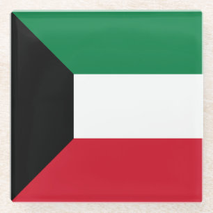 Koeweitse vlag glazen onderzetter