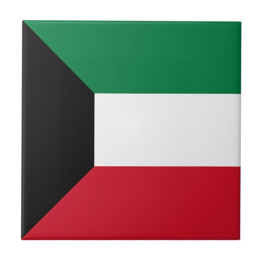 Koeweitse vlag tegeltje (Voorkant)