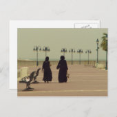 Koeweitse vrouwen winkelen briefkaart (Voorkant / Achterkant)