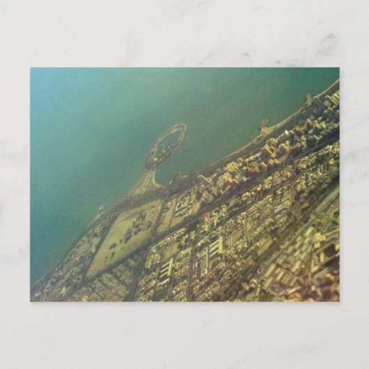 Koeweitstad, Groen eiland, uitzicht van vogelogen Briefkaart (Voorkant)