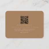 Koffee Bean Brewing Shop Barista Mighty Visitekaartje (Achterkant)