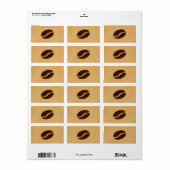 Koffee Bean Etiket (Full Sheet)