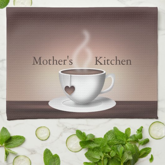 Koffee Latte Kitchen Towelen Theedoek (Gevouwen)