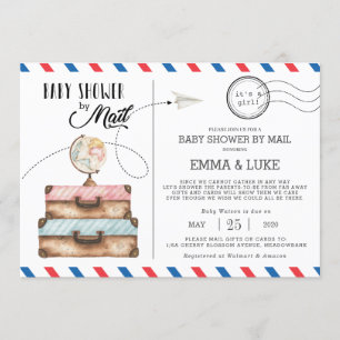  koffer Baby shower per post Lange afstand Kaart